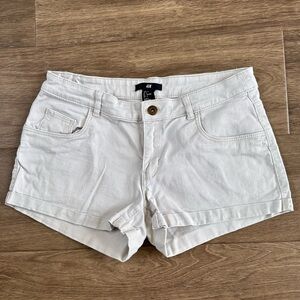 H&M Jean Shorts in Khaki
